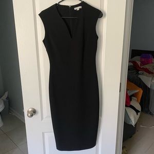 New York & Company Stretch Fitted Black Dress